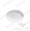 7" Oval Plate, White, Mf, 177.5*118*14.9mm