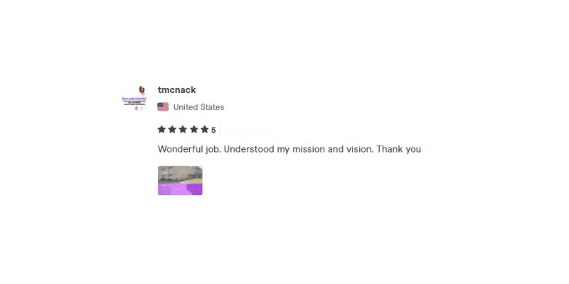 Visual Testimonial Frame