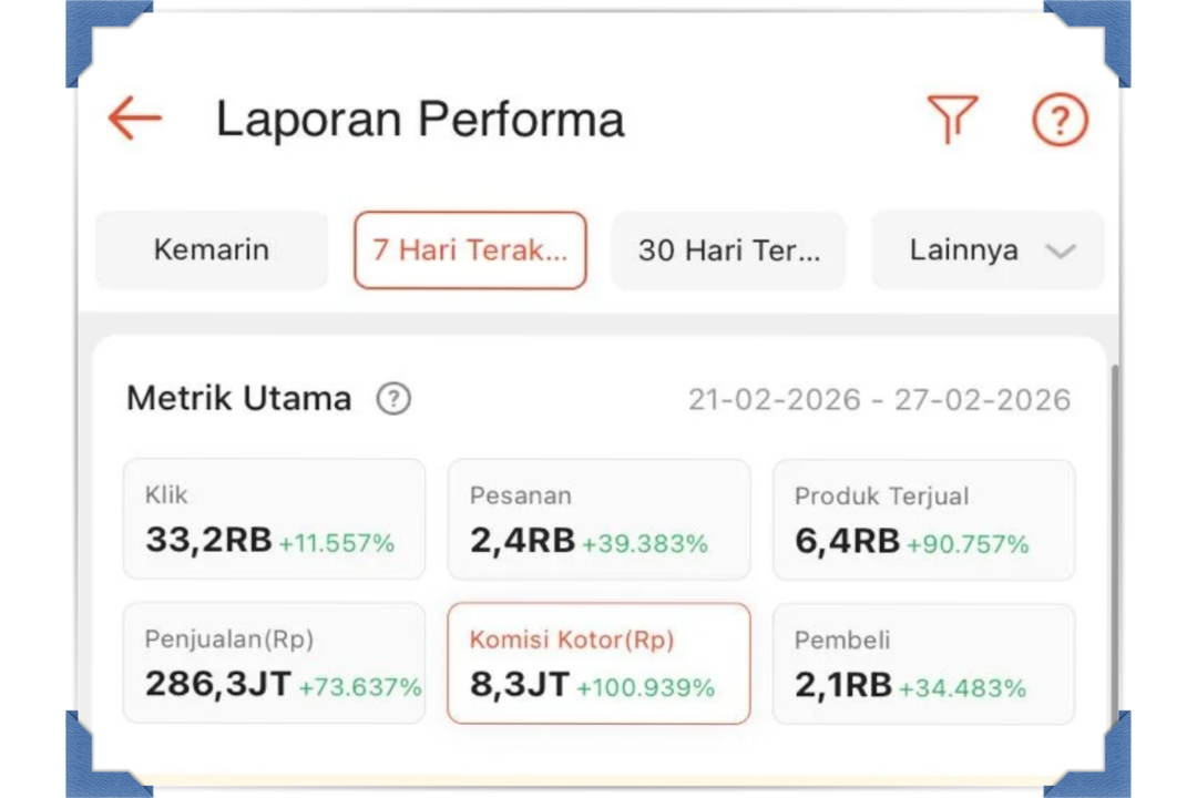 Bukti Dashboard Shopee Robin 1