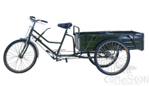 24"tricycle W/carrier 2300*860*1000mm, Army Green