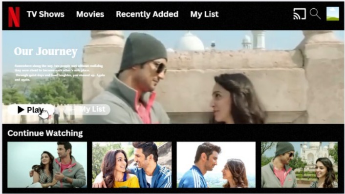 Netflix Inspired Template