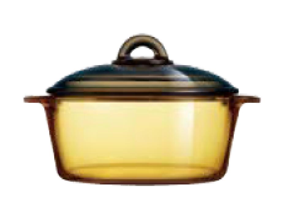 Arc Series Amber Glass Pot 2L product image