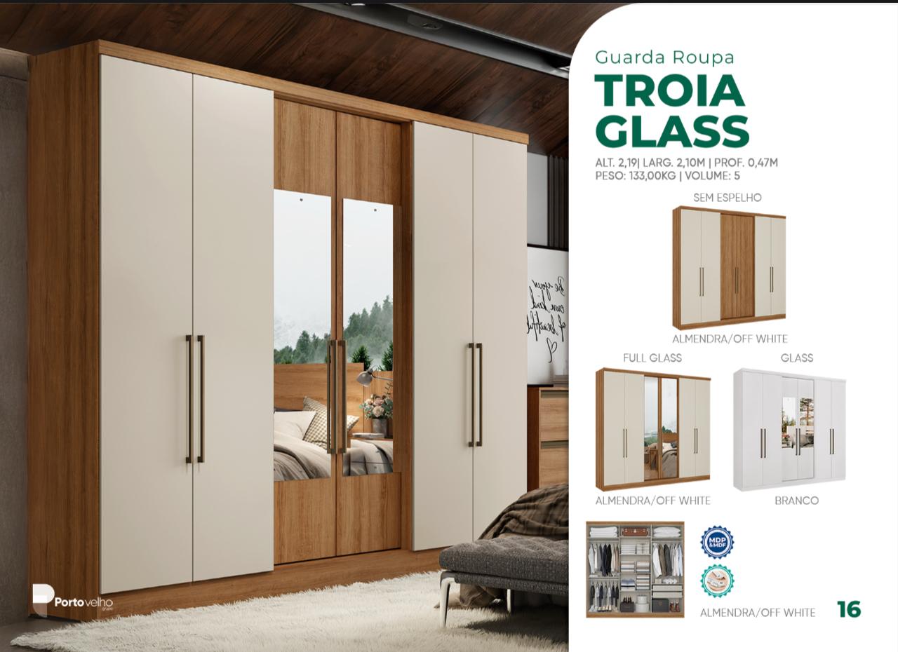 Guarda roupa 6p Troia