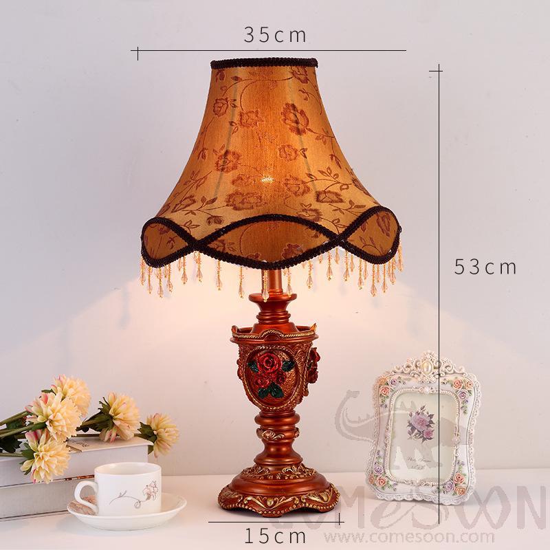 Table Lamp-D35*H53cm-Button Switch