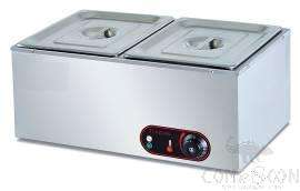 Electric Bain Marie, SUS 201, 580*360*260mm, 1.5kw