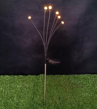 6 Head Solar Firefly
Insect Ground Light, PVC, 1.5cm*H70cm