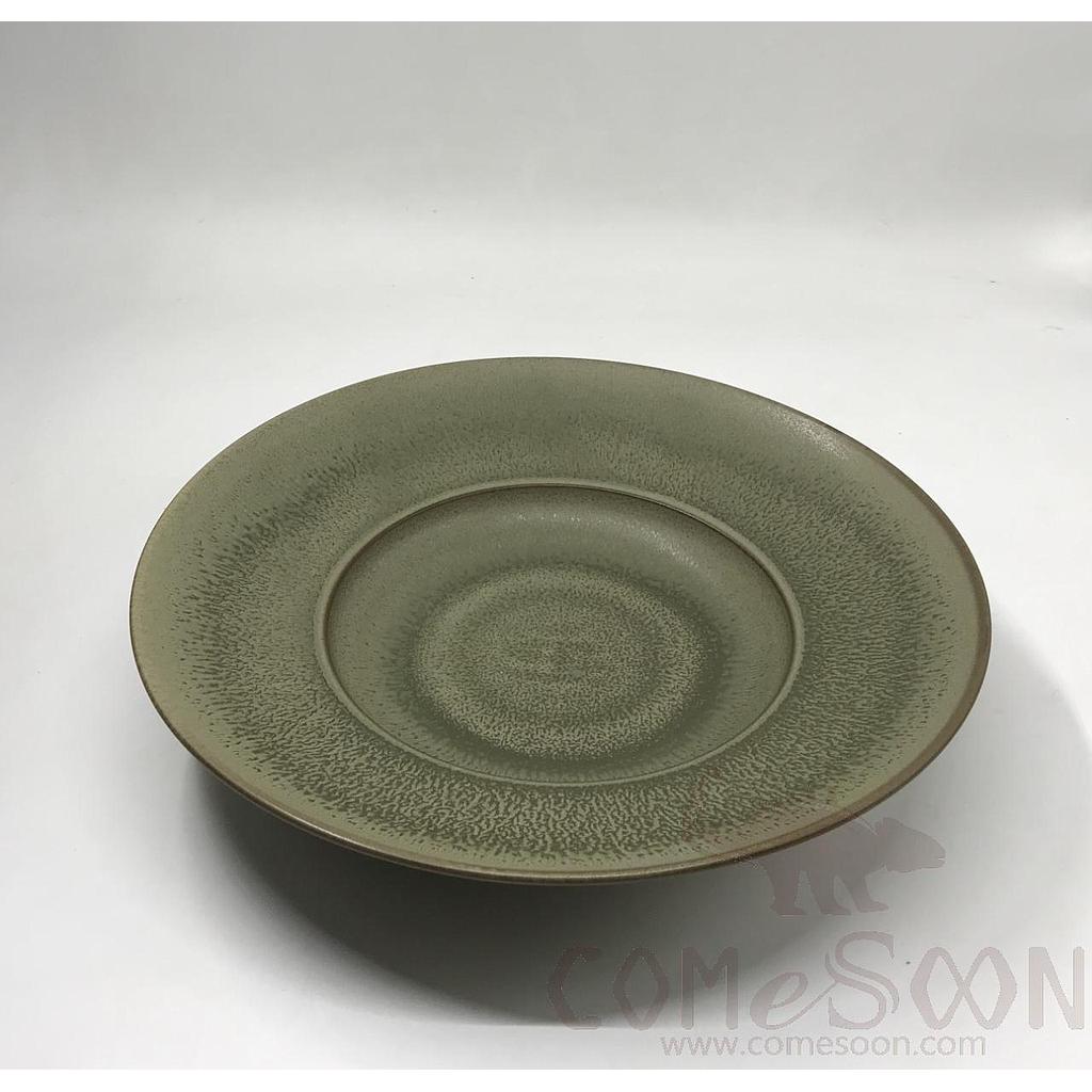 Tiger Skin Pattern 9.6″ Beveled Edge Soup Plate