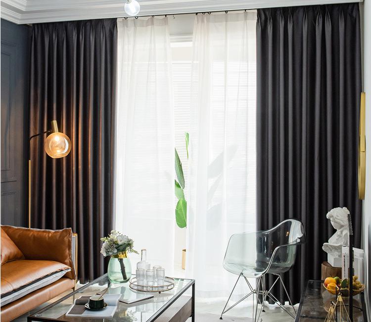 Embossed Satin Curtain Fabric