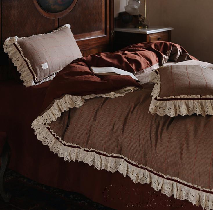Bed Linens, Cotton, 4 Piece Set(for W150&180 cm Bed)
