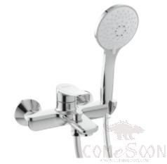 Wall-Mounted Bath Mixer with Recessed Handles, Hardware, Chrome Plated, Grade a (American Standard)