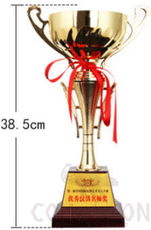 Medium Metal Trophies,
Φ14*H38.5cm, 1600G