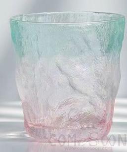 Gradient Color Glass, Pink and Green, 285ML