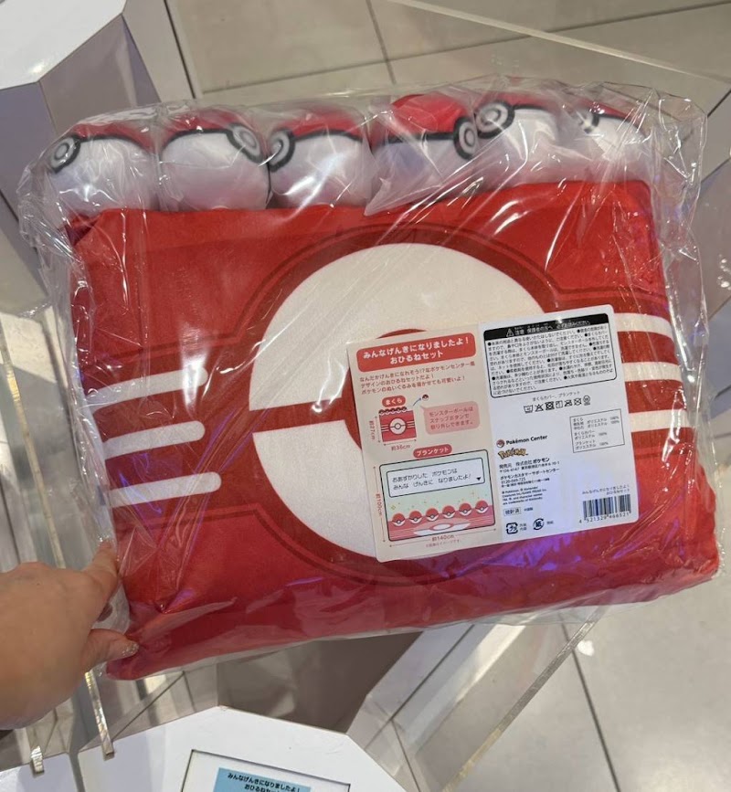 寶可夢 毯子+寶貝球（可丟）