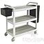 3 Levels Large Dinner Cart (with Bucket)