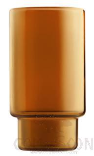 Colorful Water Glass Brown