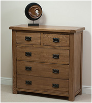 Solid Wood Furniture Solid Wood 3+ 2 Cabinet