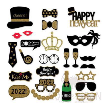 2022 Happy New Year Photo Props product image