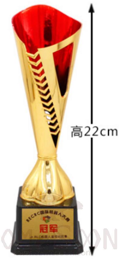 Small Plastic Trophies,
H22cm, 107G