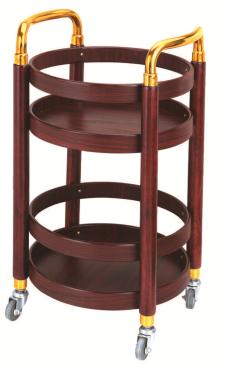 Wine Cart, Wooden, Φ400 * H770mm