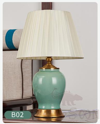Table Lamp-D33*H54cm-Button Switch