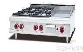 Ag900-Series  High Quality 4-Burner Gas Range & Gas Griddle