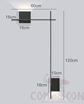 Wall Lamp, Painted Hardware, 600*1200mm product image