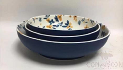 Glorious Blooms Series 10" Pickled Fish Bowl