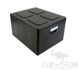 Black Insulated Box, with Nickel-Plated Handle, PP, 81L