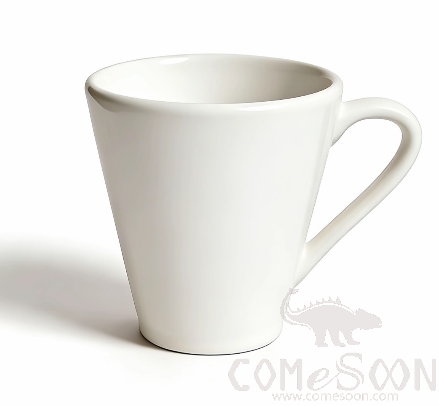 Customized V-shape Coffee Cup W/Logo product image