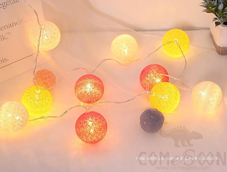 Decorative String Light-Orange, 0.7w Per Light