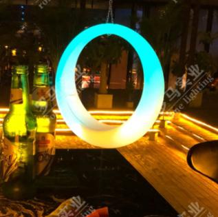 Led Swing, PE Plastic, 100*100* 30 cm