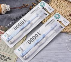Wide Head Toothbrush with 10, 000 Soft Bristles (Pair)-Toothbrush, 10, 000 Soft Bristles product image