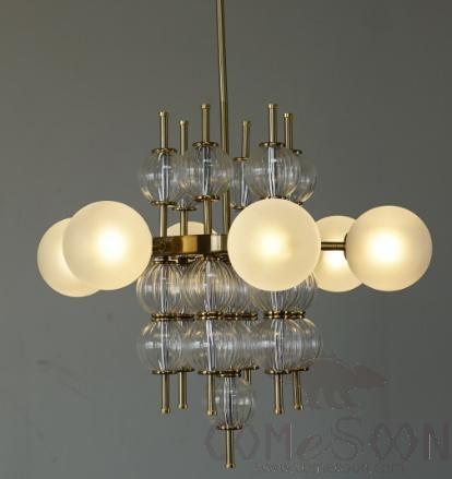 Art Chandelier, Iron+ Glass, D600*H630mm