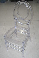 Clear Round Back Resin Chiavari Chair