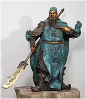 Bronze Carving--Guan Gong