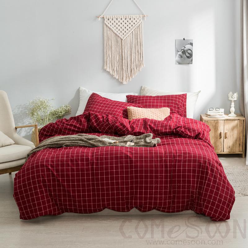 Bed Linens, Cotton, 4 Piece Set(for W200 cm Bed)