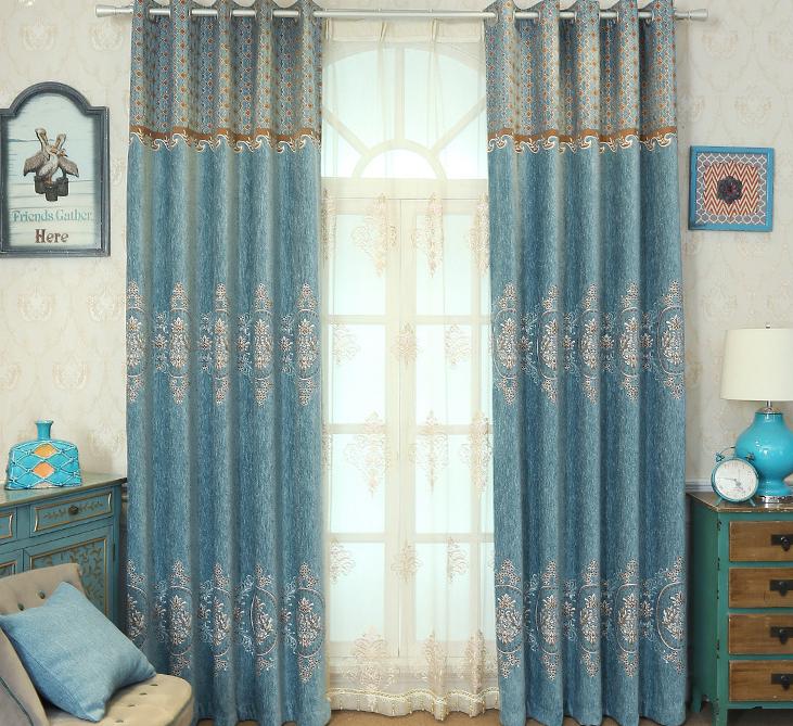 Chenille Jacquard Curtain Fabric