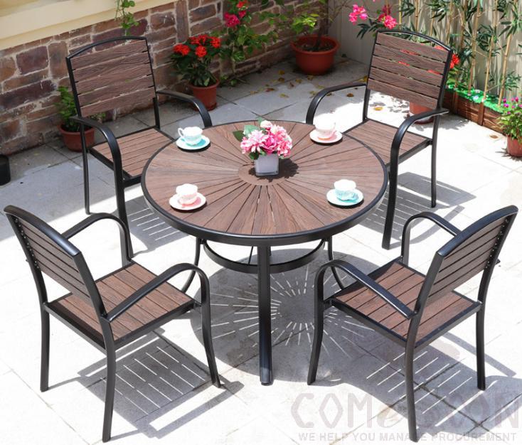 Outdoor Plastic Wood Table and Chair product image