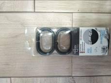 Shower Curtain Ring Black, PS, 6*19* 2 cm