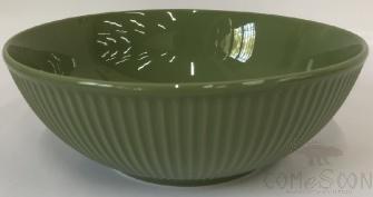 Embossed Glossy Series 8" Outer Relief Line Round Bowl