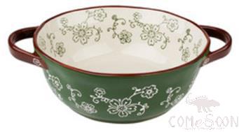 9 inch Double Ear Soup Bowl, L29.5*W23*H9 cm