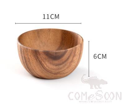 Wooden Bowl Φ11*H6cm