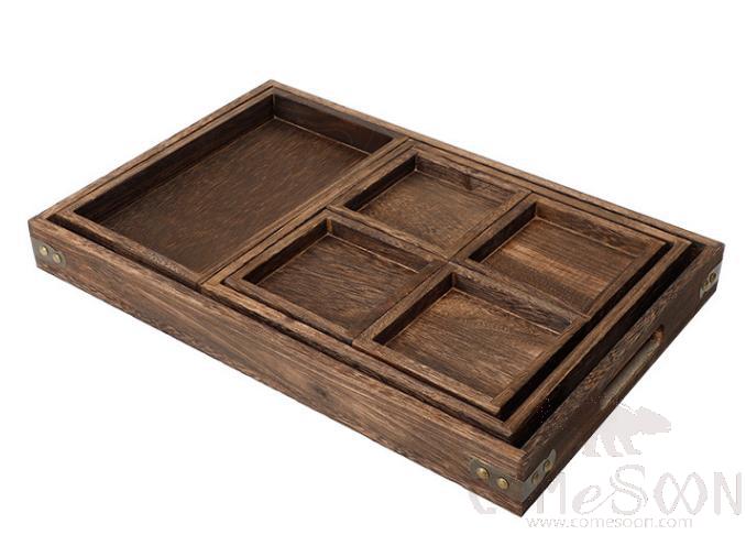 Tung Wood Tea Set Tray, Tung Wood