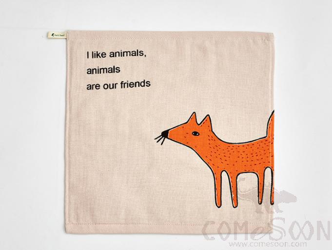 Cartoon Towel, Cotton, 34*34cm