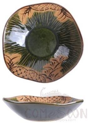Weave Pineapple Flower Large Lotus Bowl, 25.2*24.6*6.6cm