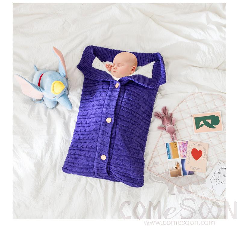 Baby Wrapped Duvet, Acrylic+ Polyester Fiber, 40*70 cm