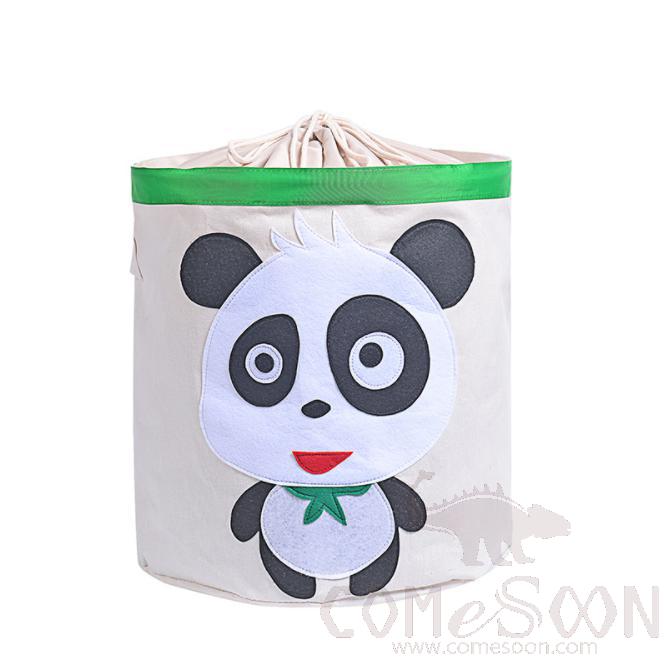亚麻储物篮-33*33*33cm, 防水涂层帆布亚麻+ 中密度纤维板插片