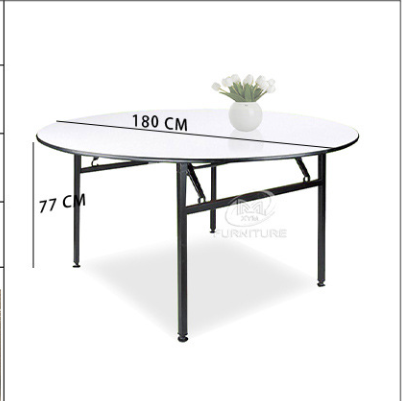 Folding Round Table-Diameter 180* 74 cm