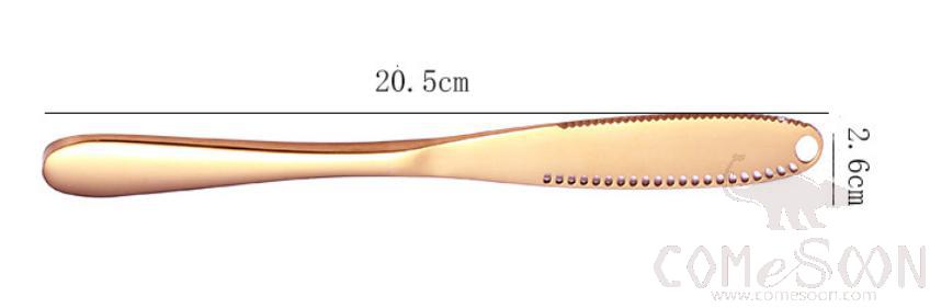 Butter Knife with Holes Rose Golden product image