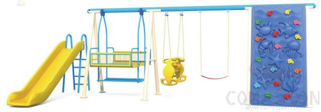 Outdoor Children's Slide for Kids Club, L620*W300*H210cm